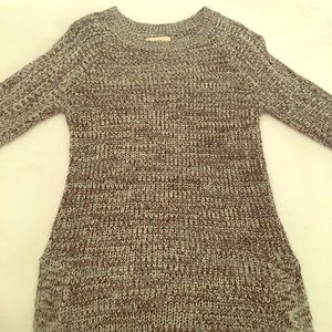 Black long sweater. Size small.